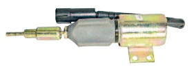 5836 | SELENOIDE PARE MOTOR 24V. HORIZONTAL CON FICHA REDONDA / 4 PINES IMP.