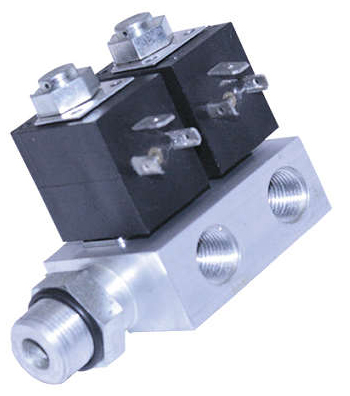 5924 | VALVULA SELENOIDE 3/2 VIAS / 24V. / FRENO MOTOR / ALTA Y BAJA / PARADA MOTOR / ROSCA M16 X 1.5 PARKER