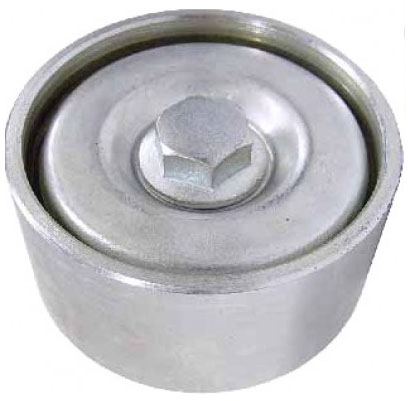 6186 | POLEA TENSORA BOMBA DE AGUA FIJA / LISA / METAL 65MM. X 32MM. TF&P TECHNOLOGY