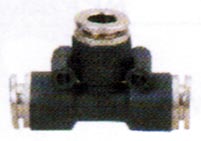 6927 | ACOPLE RAPIDO TEE 8MM. PLASTICO CON BRONCE TKL