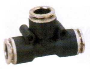 6932 | ACOPLE RAPIDO TEE 14MM. PLASTICO CON BRONCE TKL