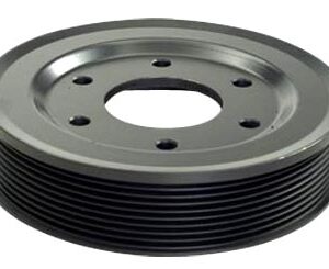 7118 | POLEA BOMBA DE AGUA / CORREA POLY “V” 9 CANALES / DIAM. EXT. 171.5MM. / DIAM. INT. 56MM. / 6 AGUJEROS / FUNDICION SUPORTE REI