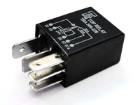 7271 | MINIRELAY AUXILIAR 24V. / 5 TERMINALES (3 X 4.8MM) (2 X 6.3MM) / 30/40 AMP. TOP RELAY
