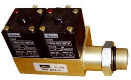 7407 | VALVULA SELENOIDE 3/2 VIAS / 12V. / FRENO MOTOR / ALTA Y BAJA / PARADA MOTOR PARKER