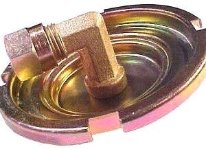 8757 | TAPA INFERIOR TANQUE COMBUSTIBLE CON CONEXIÓN 12MM. CIPEC
