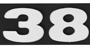 8946 | LETRERO "P 380" DE PARRILLA TF&P TECHNOLOGY