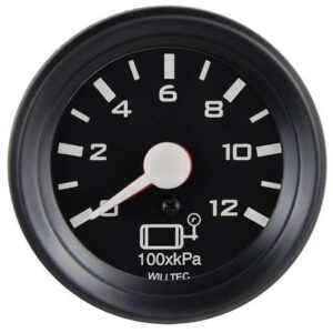 9141 | MANOMETRO DUPLO MECANICO / DIAM. 52MM. / ESCALA 0-12 (x100kPa) WILLTEC