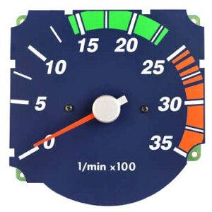 9147 | CUENTAVUELTAS 12-24V. ESCALA 0-3500 RPM WILLTEC