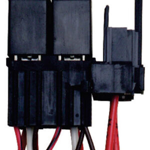 9309 | SOQUET CON 2 MINIRELAY AUXILIARES 24V. Y 1 PORTA FUSIBLE TOP RELAY