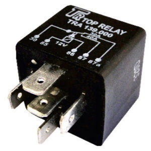 9310 | RELAY AUXILIAR 12V. / 30/40 AMP. / 5 TERMINALES TOP RELAY