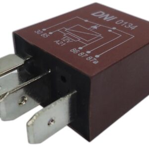 9314 | MINIRELAY AUXILIAR 12V. / 5 TERMINALES / 20/30 AMP. DNI