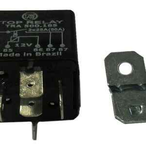 9328 | MINIRELAY AUXILIAR DOBLE SALIDA 12V. / 5 TERMINALES / 50 AMPERES TOP RELAY