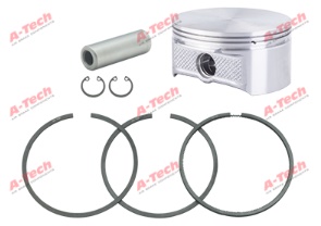 9863 | PISTON CON PERNO Y AROS 020" COMPRESOR WABCO 100MM. A-TECH