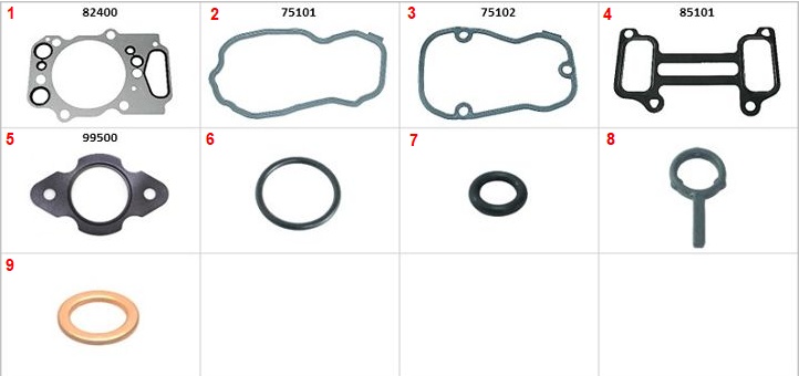 14982 | KIT DESCARBONIZACION SIN RETENES DE VALVULAS SABO